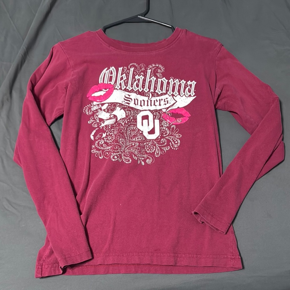 Oklahoma Sooners Maroon Long Sleeve Shirt